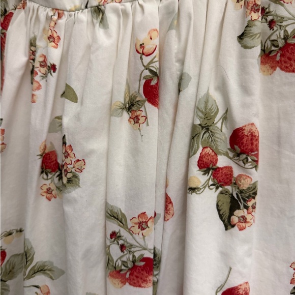 Abercrombie and fitch Puff-sleeve strawberry Print mini dress - Picture 3 of 8